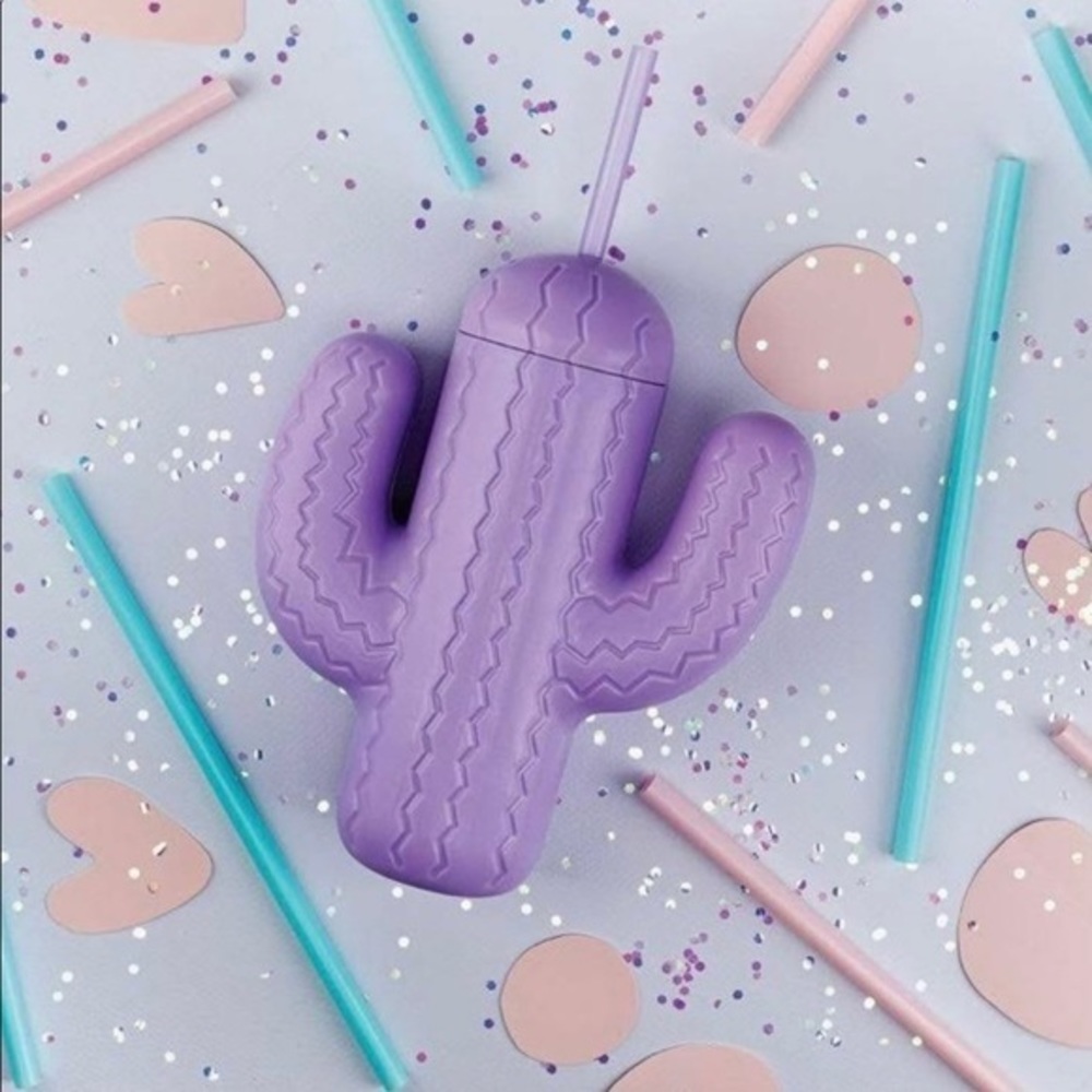 NIB Purple Cactus Water Bottle